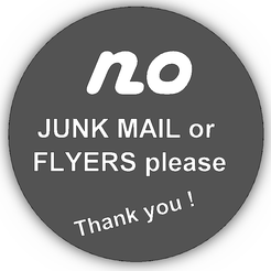 No_junk.png Letterbox Label NO JUNKMAIL