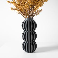 DSC08892.jpg The Alura Vase, Modern and Unique Home Decor for Dried and Preserved Flower Arrangement  | STL File