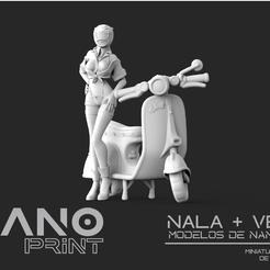 Artboard-2-copy-7.png Archivo STL Biker gitl mas vesoa・Objeto de impresión 3D para descargar