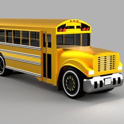 bus.png Télécharger fichier STL Modèle de bus scolaire • Design imprimable en 3D, ClawRobotics