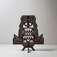 20181206_231755.jpg Dizzy owl - spinning owl table top decoration