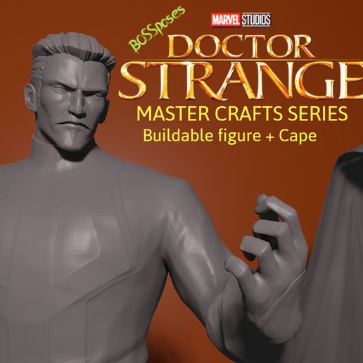 BOSSposes - Dr.Strange  [MasterCraft] Buildable figure 3D model