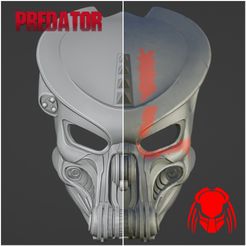scar-face.jpg 3D file Predator Scar Face mask・3D printer design to download, ShQarOk