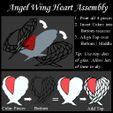 AngelHeart-Assembly.jpg Wings of Love - Angel Heart Suncatcher for Home & Garden