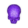 Celtic_Skull_Hollow.stl Celtic Crystal Skull Lamp