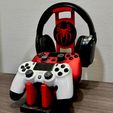 Spiderman-Controller-and-Headset-Stand-02.jpg Spiderman Dual Controller & Headset Stand