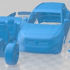 Volkswagen-Touareg-R-Line-2019-Cristales-Separados-1.jpg Fichier 3D Volkswagen Touareg R Line 2019 Imprimable Car・Design à télécharger et à imprimer en 3D