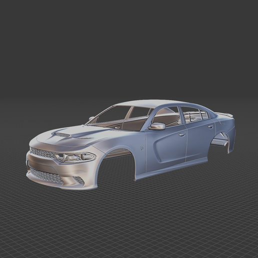 Dodge Charger SRT Hellcat 2019 Body 3D Model