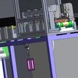000007.jpg Automatic Li-Battery Mobile Battery Sticker Labeling Machine 3D CAD Model