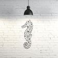 3.Seahorse.jpg Seahorse Wall Sculpture 2D