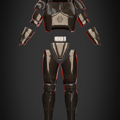 MoffGideonArmorFront.png STL file The Mandalorian Moff Gideon Full Armor for Cosplay 3D print model・3D printing template to download
