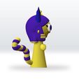 4.jpg Ankha Sprunki OC STL file 3D Model Fanart
