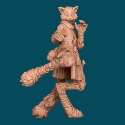 BPR_Rendermain1.png STL file Arrissa, a kitty monk - dnd miniature [presupported]・3D printable model to download, Awkward_Penguin_I_guess
