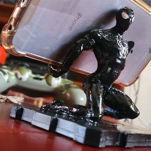 Amazing Spiderman Phone holder, cell phone holder 3D model