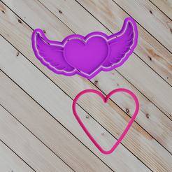 untitled.png STL file COOKIE CUTTER hearts・3D printing template to download
