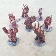 Meat-Monsters-Group-2.jpg STL file Easy-Print Infected Humans Pack #1・3D printing idea to download