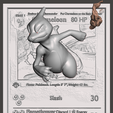 2-Charmeleon_photo.png STL! Charmeleon Pokémon card 4D wall art.