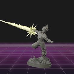 Screen_01_final.jpg Archivo STL Vegetto (Spirit Sword)・Plan de impresora 3D para descargar