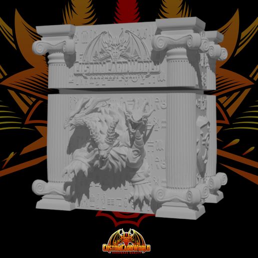Yugioh Deckbox - Guardian Chimera STL File for 3D printingCults