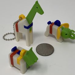 Image0000a.JPG Free STL file A Trio of "Keychain Puzzles".・3D printer model to download