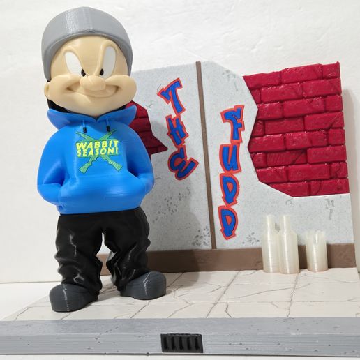 20250215_164928.jpg Elmer Fudd Urban Scene (Base Only)