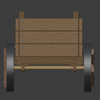 WoodenCart-06.png Carrinho de madeira simples