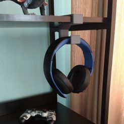 5-sq.jpg Headphone / Headset Holder - Shelf Hook