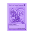 red eyes black dragon card free.stl Red Eyes Black Dragon-Yugioh