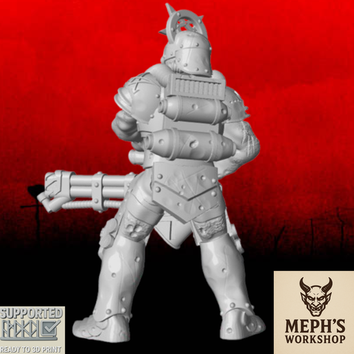 🔥 Sanctified with Flame Thrower・ STL File for 3D printing・Cults