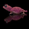 Nephriri0002.jpg Nephriri Pink Gecko-Lady- Fantasy- with Full-Size-Texture + Zbrush Original-High-Polygon- STL 3D-Print-File