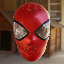 tasm2-2_064908.png STL-Datei The Amazing Spider-Man 2 Gesichtshülle und Linsen STL FILE・Modell zum Herunterladen und 3D-Drucken