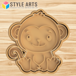 MONO.png STL file Cookie cutter - Cookie cutter - Cookie cutter・3D printing idea to download