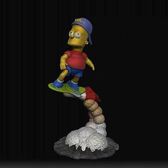 bart.jpg Download free STL file Bart Simpson • 3D printable object, MonsieurK