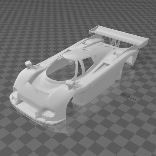Lancia LC2 Group C 1983 Shell Body – Divided Parts for Easy Printing