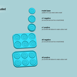 4-b.png Cookie Mould 04 - Biscuit Silicon Molding