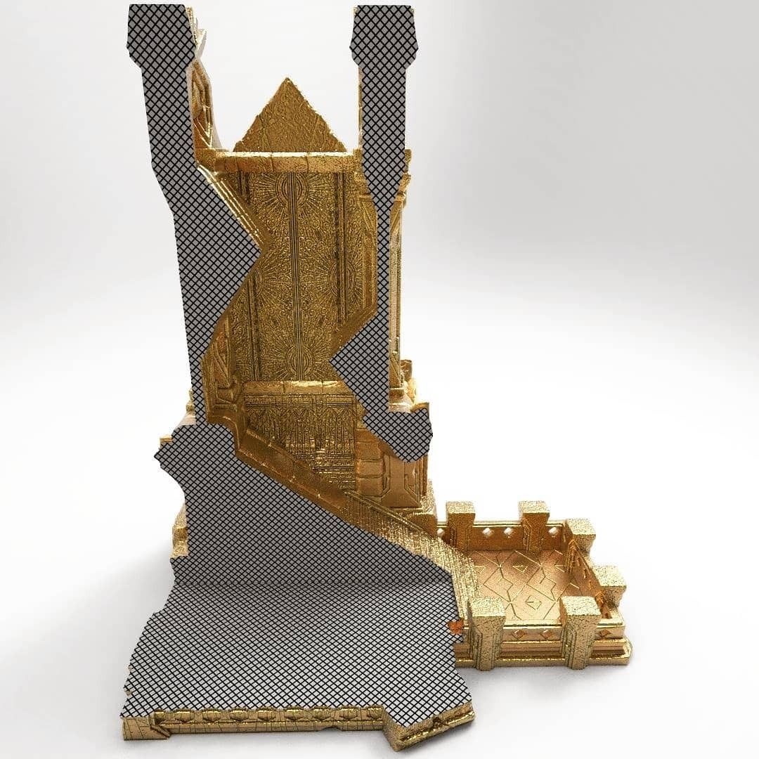 8.jpg Download free STL file Dice Tower | Guild Wars 2 • 3D printable object, alexndefo