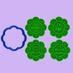 untitled.14.jpg STL file GALETTE CUTTERS AND FLOWER STAMPS・Template to download and 3D print