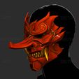 09.jpg Cyber Samurai Hannya Mask - Japanese Ghost Mask