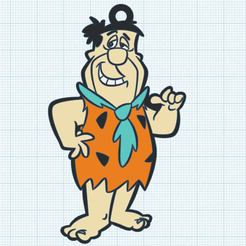 pedrop-tinker.png Fred Flintstone keychain