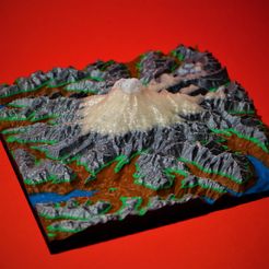 angle1.jpg STL file Mount Rainier・3D printer design to download
