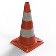 traffic_cone_render7.jpg Traffic Cone 3D Model