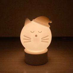 Lampenschirm für schlafende Katzen