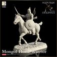720X720-release-horse-warrior-1.jpg 2 Mongolian Mounted Warriors - Scourge of the Steppes
