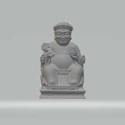 1.png STL file God of Wealth 3D print model・3D printing model to download