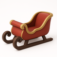 sleigh_preview.png Adorno de trineo de Papá Noel