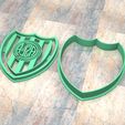 D_Escudo San Lorenzo.jpg Cookie Stamp/Cutter. Cortante/Cutter cookie dough. San Lorenzo, Barcelona and Racing Club Shield