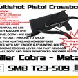 killer-cobra-etikett.jpg T23-509 crossbow Magazine for the Cobra Metall PistolCrossbow - only for private use!