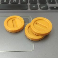 Mario-Coin.jpg Бесплатный STL файл Монета Марио・Дизайн 3D-печати для загрузки