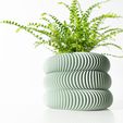DSC07510.jpg The Maro Planter Pot with Drainage Tray & Stand: Modern and Unique Home Decor for Plants and Succulents  | STL File