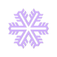 Snowflake 1.stl Christmas Snowflake - Ornament for windows and home decor - tree